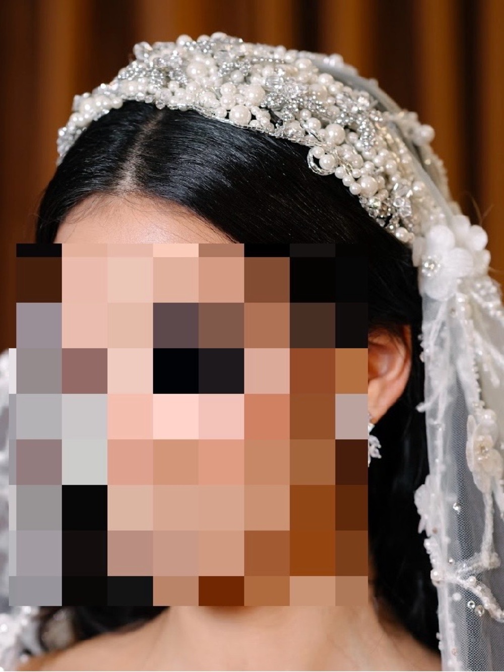Pearl & Crystal Embellished Bridal Headpiece